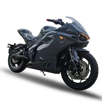 Нов дизайн, състезателни електрически мотор с мощност 4000 W, Максимална скорост 130 км/ч за възрастни мотоциклет голяма мощност