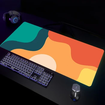 Подложка за мишка с минималистичен дизайн в райе, геймъри, аниме, подложка за мишка, игрови аксесоари, шкаф за КОМПЮТЪР, килим, компютърна маса, мат, подложки за клавиатура