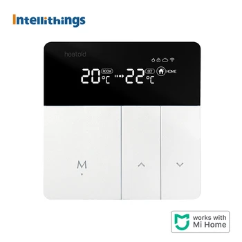 Intellithings MiHome WiFi умен температурен регулатор на Термостата за електрическо подгряване на пода приложение Mijia Таймер за гласов контрол