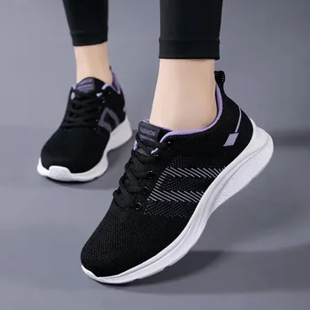2023 Летни нови маратонки за бягане, дамски обувки големи размери, модни и ежедневни спортни обувки за жени, лека, дишаща подметка