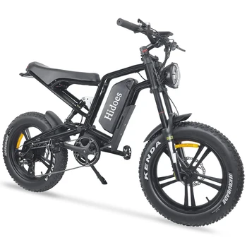 2023 популярен висок клас Hidoes B6 1200 W 48 20 инча Pro Fat Tire Офроуд на сняг мотопед Електрически велосипед E-Scooter