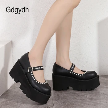 Gdgydh/ Модни Дамски обувки в стил Лолита 