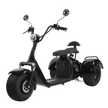 Одобрен ЕИО електрическа триколка с мощност 1000 W, наскоро произведен за възрастни, електрически скутер