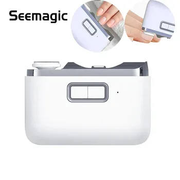 Youpin Seemagic 2в1 Електрически автоматични полиращи нокторезачки, с лек машинка за подстригване, за маникюр, безопасни за грижа за деца и възрастни