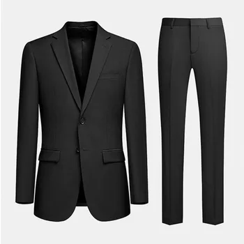 6454-2023 Мъжки костюм, мъжки яке тънък свободното време, професионално рокля бизнес формат