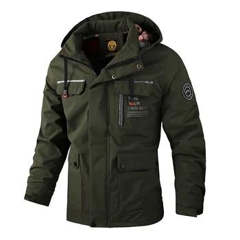 Тактическа яке, мъжки ежедневни яке, новост в якета в стил милитари за мъже, оверсайз, катерене, бейзбол, ветровка за къмпинг