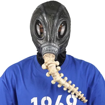 Аниме Пясъчен човек, тъй като маска Ваньки, латексова маска на терорист, Хелоуин, HD, интересни маски, рокля за грим, cosplay, реквизит, подаръци
