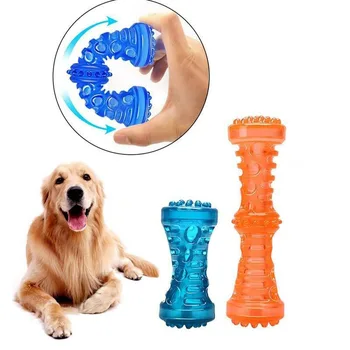 Голямото куче костта, гумена играчка за домашни любимци, здрав, устойчив на укусам, четка за зъби за домашни любимци, играчки за почистване на зъбите, аксесоари за дъвчене