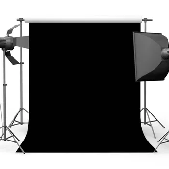  Плътен цвят Черен фон за снимки Портрета фотофон Щанд студиен подпори MW-169