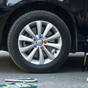 Автомобилни капачки за стволови гуми, 20 парчета, универсални капачки за стволови гуми, с херметични винтови капачки за защита на въздуха, джанти седалка за кола