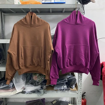 Нова hoody от пластове плътна тъкан, сезон 6, мъжки и женски пуловери Kanye West с качулка, y2k