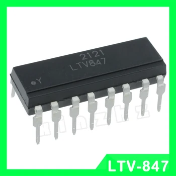 10 бр. фотосоединитель LTV-847, оптоизолятор DIP-16, 100% оригинален фототранзисторный изход
