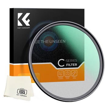 Диффузионный Филтър на обектива K & F Concept 49 мм 1/8 Черно Pro Mist С Просветляющим Покритие на Sony, Canon, Nikon DSLR фотоапарат Leica Oylmpus Беззеркальный