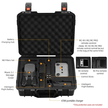 Нов преносим куфар с твърд корпус за носене mavic 3 Classic/RC-N1