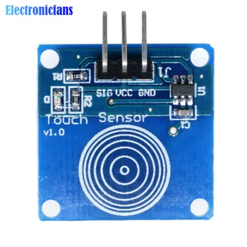 10шт TTP223 TTP223B Jog Цифров Сензорен Датчик Капацитивен Сензорен Превключвател на Модули и Аксесоари За Arduino 2-5,5 В Източник на Захранване