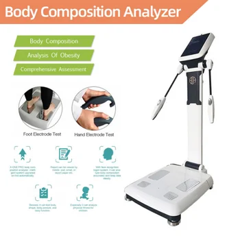 Диагностика на кожата Анализатор на тялото Човешкият елемент Тегло Ръст на Състава на Бск Биоимпедансные везни Измервателна машина
