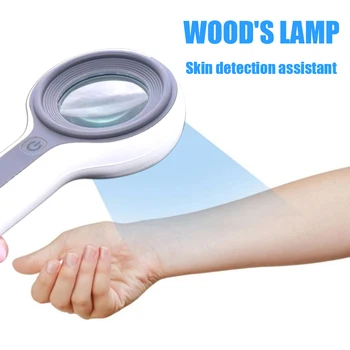 Медицински анализатор на кожата с лампа Woods в клинични аналитични инструменти, най-дерматоскоп, тестер кожни заболявания