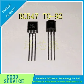100 бр. BC547 вграден триодный транзистор TO-92 0.1 A 45 NPN