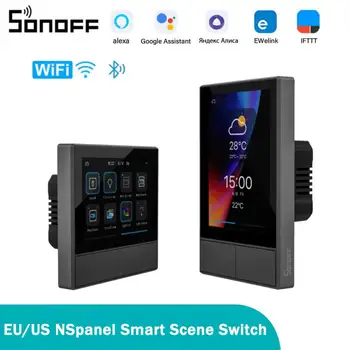 SONOFF NSPanel Smart Scene Стенен прекъсвач на ЕС/САЩ Wifi Smart APP HMI Control Универсален Панел за управление Работи с Алекса Google Home