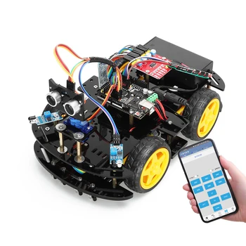 TSCINBUNY Smart Robot Automation Комплект за проекта за програмиране на роботиката Arduino Пълни с обучителни комплекти за кодиране роботи + ръководство