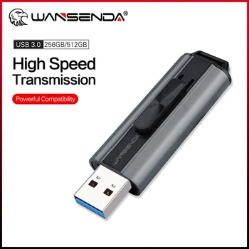 WANSENDA USB 3.0 Флаш памет Високоскоростна Флаш-памет 512 GB 256 GB 128 GB 64 GB 32 GB Творчески Карта USB 3.0 Memory Stick Флаш-диск